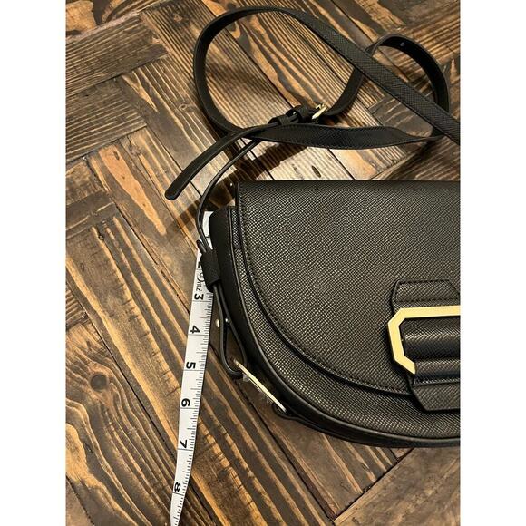 Gianni Bini Black Neutral Crossbody Purse Travel Gift Classic Preppy Academia - Picture 6 of 10